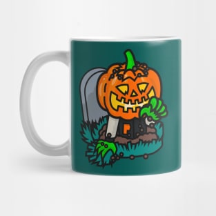 Varsity Pumpkin Grave Mug